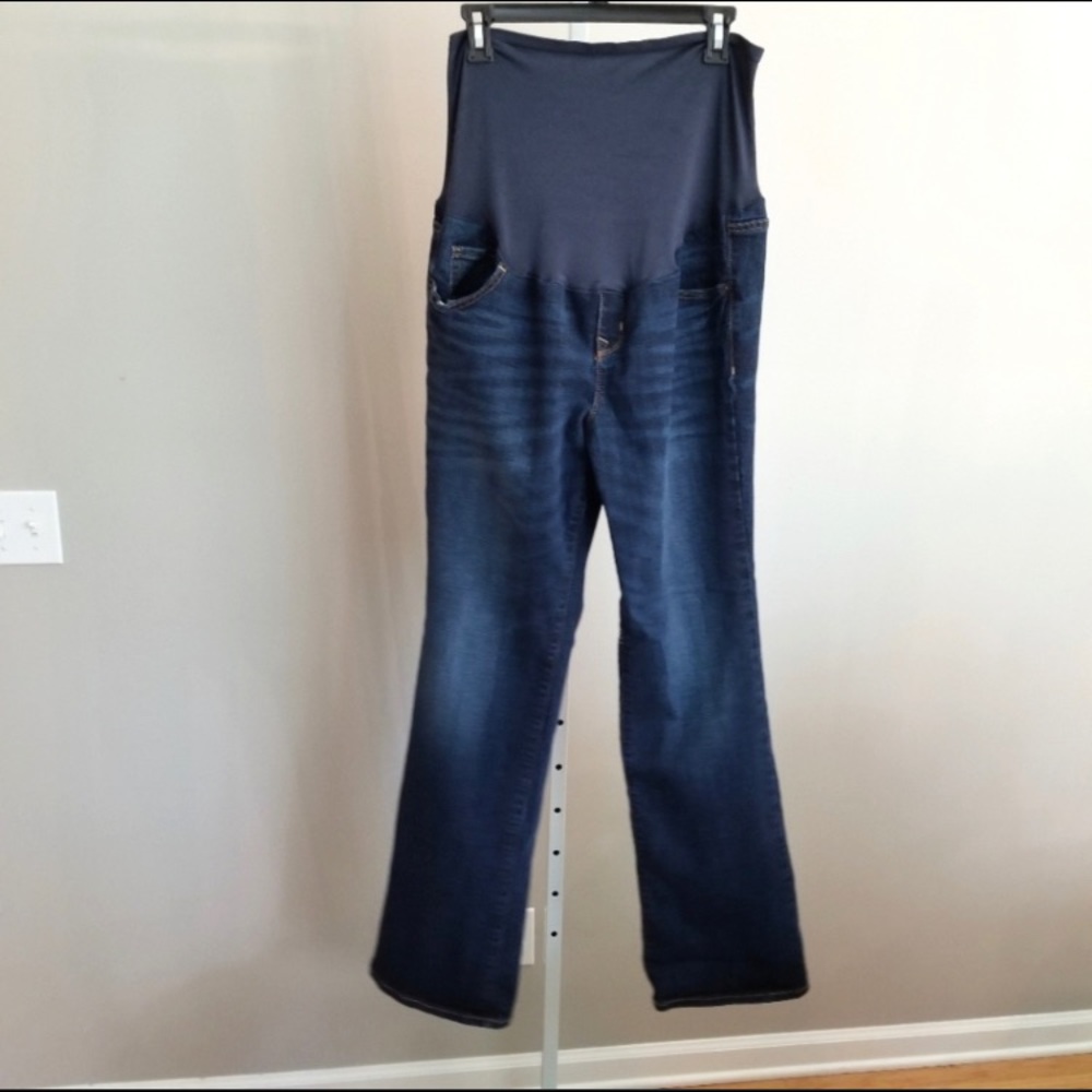 Bootcut maternity jeans